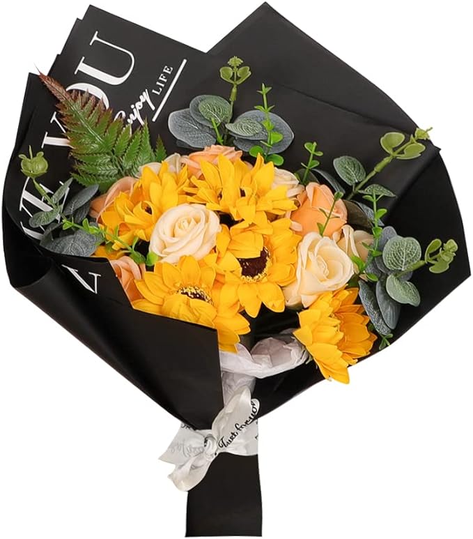 everyday i love you 花朵包装纸 20 张防水花卉包装纸花束礼品包装